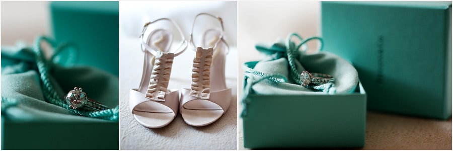 Tiffany & Co Wedding details and shoes